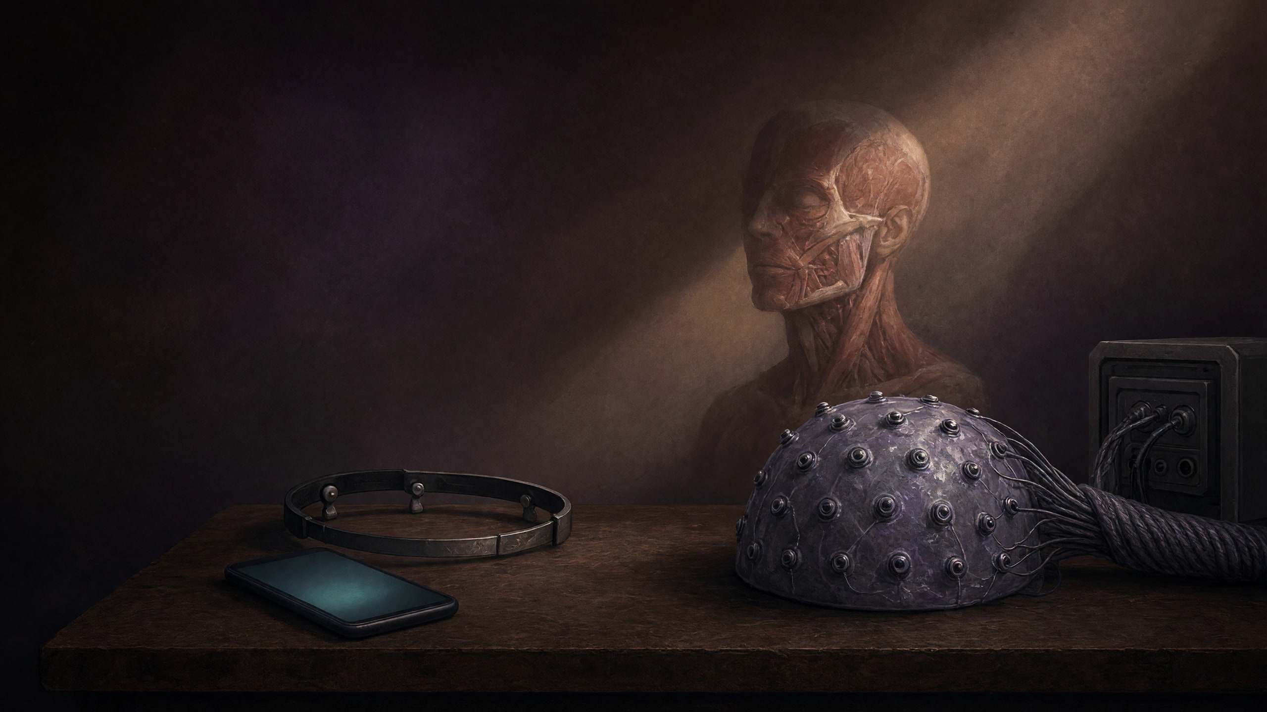 Ilustracja do tekstu „Opaska EEG ze sklepu: co to naprawdę mierzy”